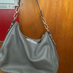 Kate spade dark gray medium sized shoulder bag, only used a few times